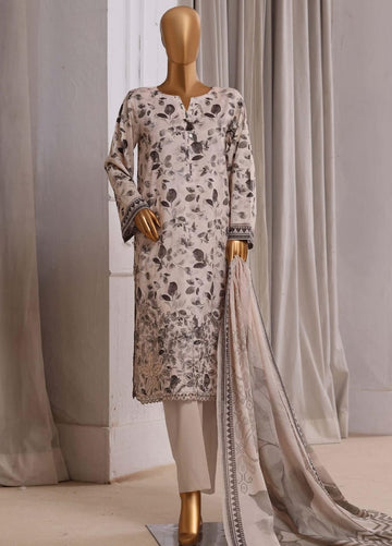 HZ Textiles Luxury Laserkari Embroidered Lawn Suit Stitched 3 Piece 2026 D#-03