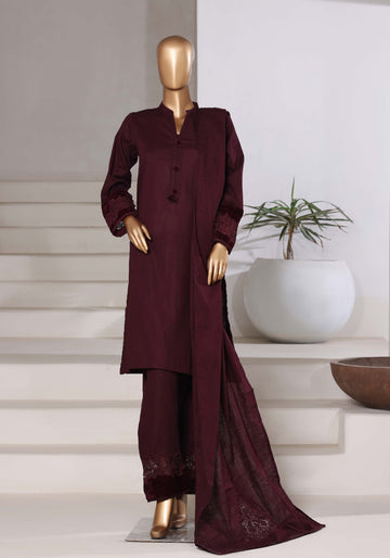 Sadabahar Stitched Premium Winter Cross Slub Texture Fabric With Velvet Collection 2025 CSTV -02
