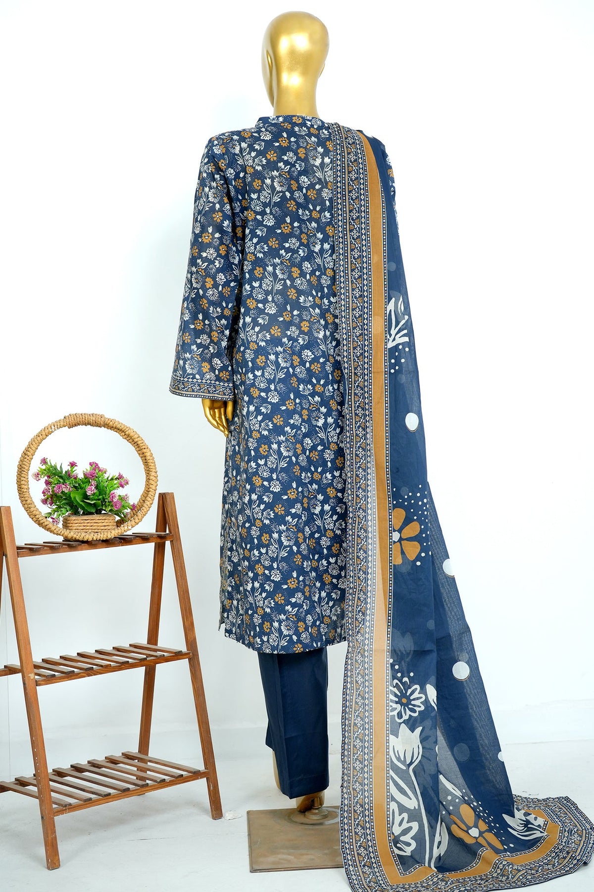 BIN SAEED Luxury Lawn Printed 3pcs Stitched Vol-30 3Piece Stitched COLLECTION 2026 D#-135