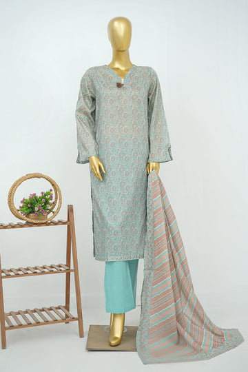 BIN SAEED Luxury Lawn Printed 3pcs Stitched Vol-30 3Piece Stitched COLLECTION 2026 D#-124