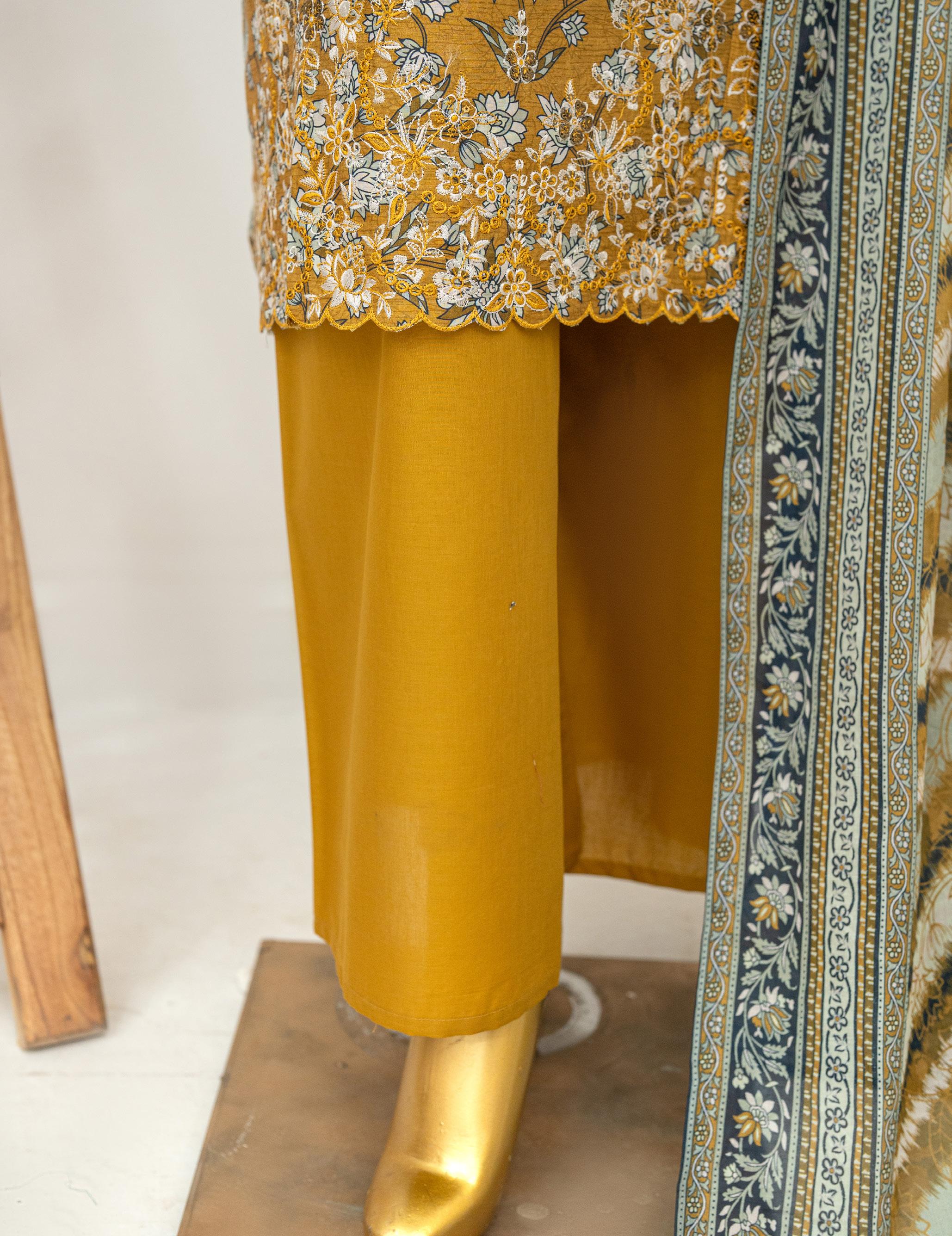 Bin Saeed Luxury Exclusive Embroidery 3 Piece Stitched Lawn Collection 2026 D#03