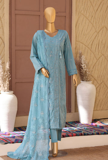 Meeras by HZ Textiles Embroidered Lawn Suit Unstitched 3 Piece Collection 2026 D#-08