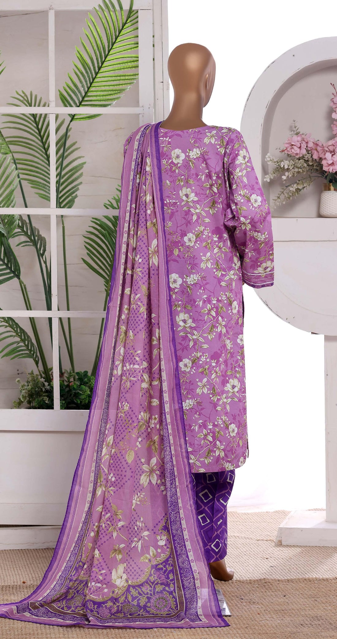 HZ °GULDOZI° Luxury Lawn Embroidery 3Piece Stitched Collection 2026 D#08