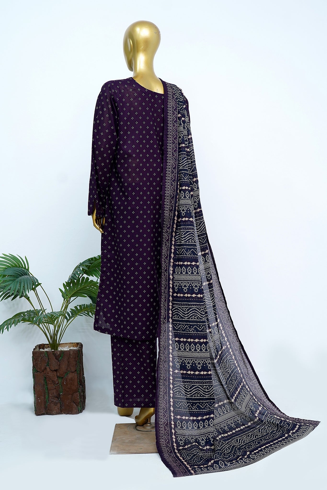 BIN SAEED Luxury Lawn Printed 3pcs Stitched Vol-30 3Piece Stitched COLLECTION 2026 D#-88
