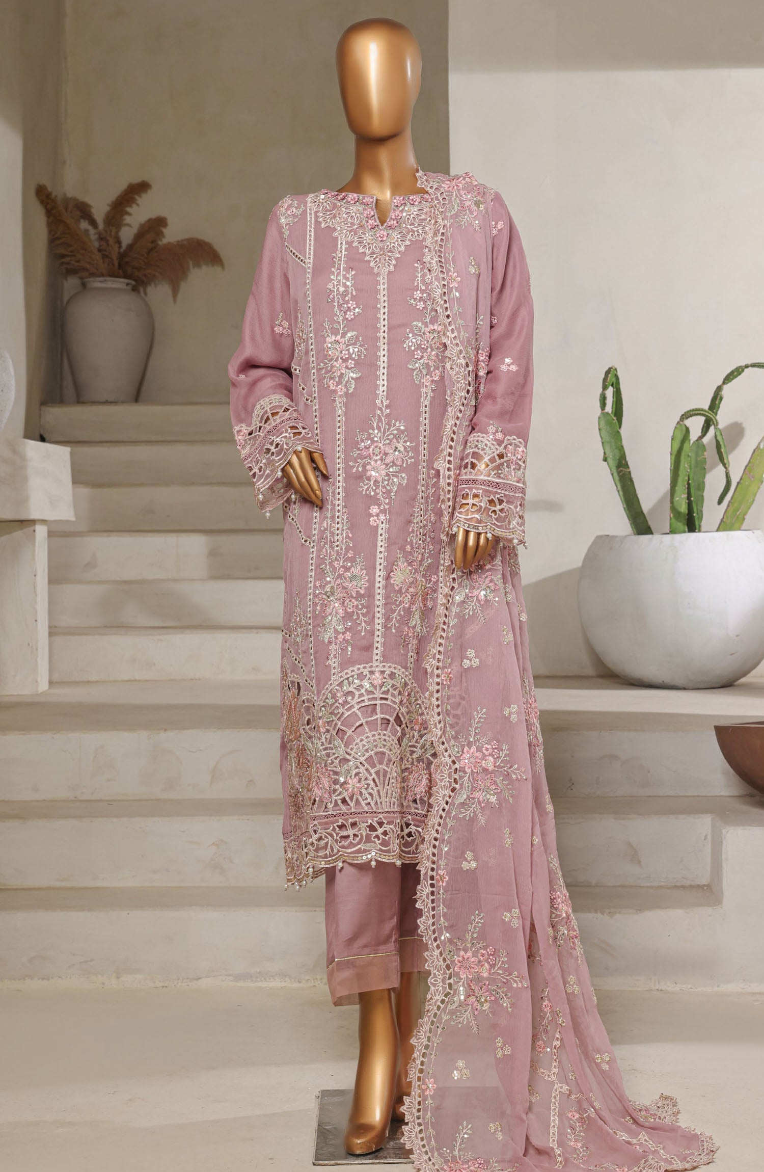 SADABAHAR Luxury Chiffon Afsanay 3Piece Collection 2025 Limited Edition D-03