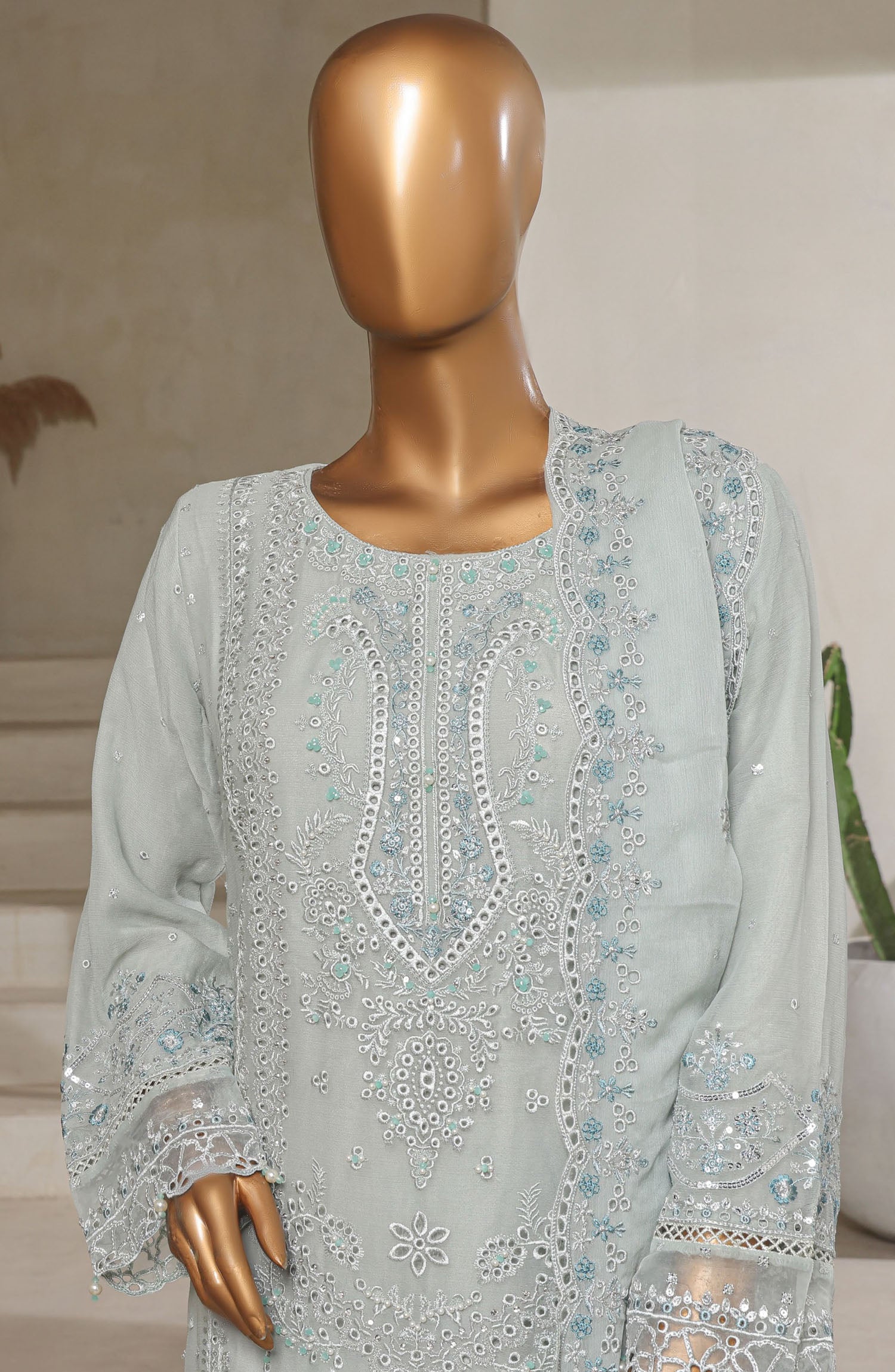 SADABAHAR Luxury Chiffon Afsanay 3Piece Collection 2025 Limited Edition D-04